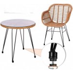 Stilista M81767 Sedací souprava, polyratanový vzhled, 3 ks – Hledejceny.cz