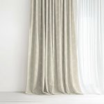 Goldea vánoční závěs luca - zimní větvičky na latte 200x150 cm – Hledejceny.cz