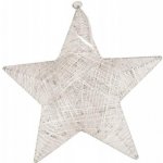 Nexos Vánoční dekorace hvězda 35 cm 30 LED teple bílá – Hledejceny.cz
