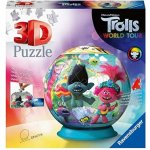 Ravensburger 3D puzzleball Trollové 2: Světové turné 72 ks – Zbozi.Blesk.cz