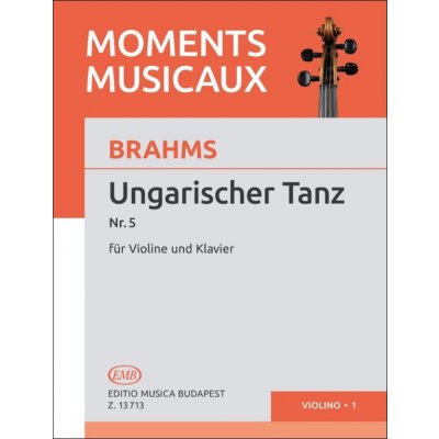 Brahms Ungarischer Tanz Nr. 5 Uherský tanec housle a klavír