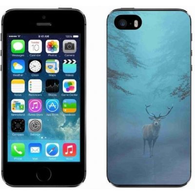 Pouzdro Gelové mmCase iPhone SE 2016 - jelen v mlze – Zboží Mobilmania