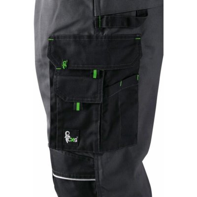 Canis CXS kalhoty do pasu Sirius Nikolas šedo-zelené 1020001708 – Zboží Mobilmania