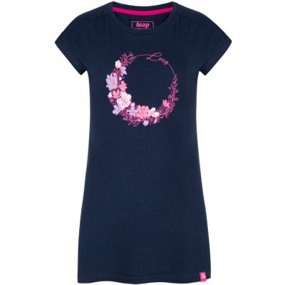 Loap Balma dívčí sportovní šaty modrá růžová – Zboží Mobilmania