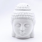 Milujeme Kameny Aromalampa - Buddhova hlava - keramická – Zboží Dáma