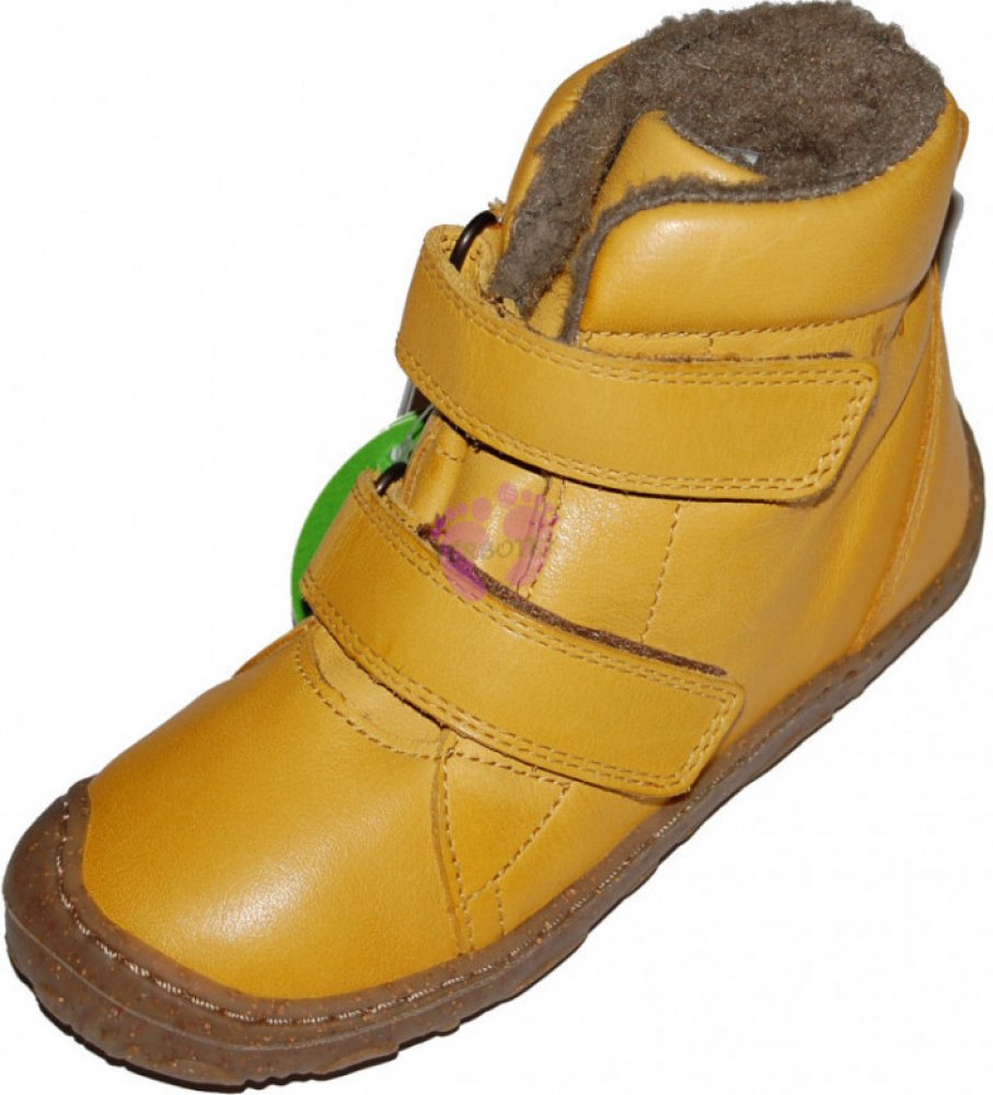 Froddo dětské zimní barefoot boty flexible Yellow + jedna látková rouška |  Srovnanicen.cz