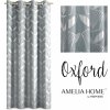 Záclona Závěs AmeliaHome Oxford II světle šedý, velikost 140x250