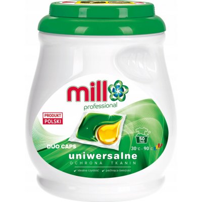 Mill DUO gelové kapsle na praní Universal 50 ks – Hledejceny.cz