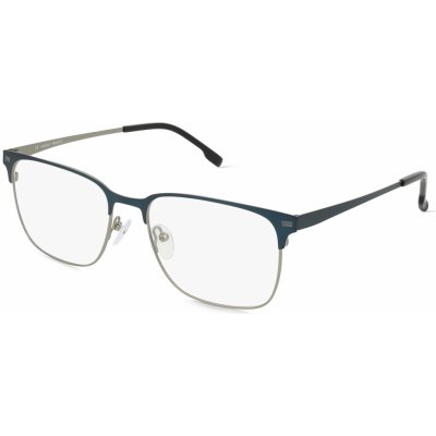 Fielmann BD 442 CL Pány-Brýle včetně čoček Celoobrubové Hranatý Kov-rámy ocelová modrá – Sleviste.cz