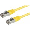 síťový kabel Roline 21.15.0152 FTP patch, kat. 5e, 3m, žlutý