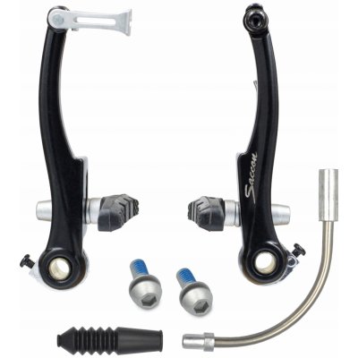 Čelisťové brzdy V-Brake iBike černé 110 mm oboustranné – Zboží Mobilmania