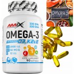 Amix Omega 3 D3+K2+E 90 kapslí – Hledejceny.cz