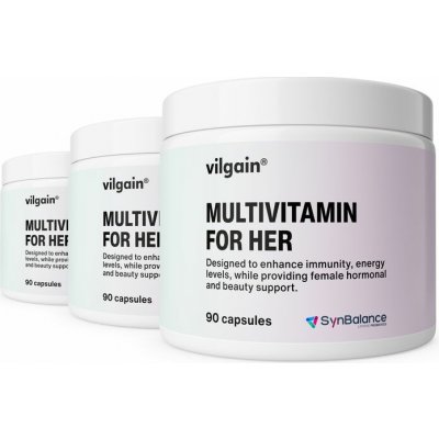 Vilgain Multivitamin pro ženy 3× 90 kapslí – Hledejceny.cz