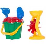 Mikrotrading Mlýnek 26 cm + lopatka a hrabičky 5 barev – Zboží Dáma