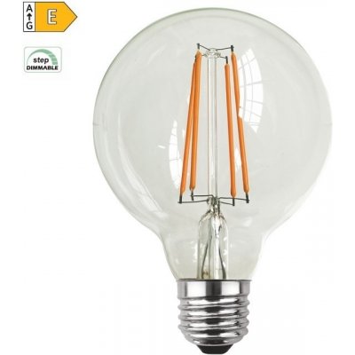 Diolamp LED Globe Filament žárovka čirá G95 10W/230V/E27/2700K/1220Lm/360°/Step Dim