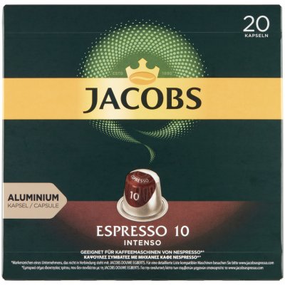 Jacobs Espresso Intenso 10 Nespresso 20 ks – Zboží Mobilmania