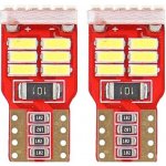 LED AMIO CANBUS 18SMD 4014 T10e (W5W) Bílá 12V, sada 2 ks – Zboží Mobilmania