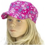 Fantom dětská letní bekovka tmavěrůžová s kytičkami – Hledejceny.cz