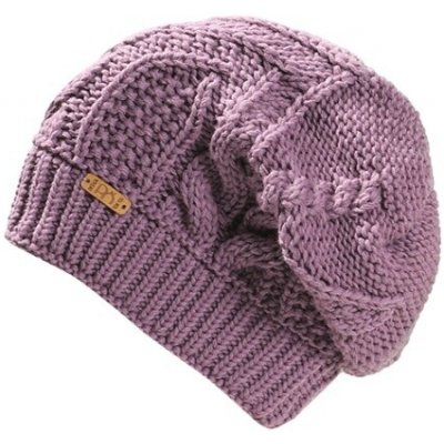 Pletex dvojitá pletená čepice L480 Pudrově fialková – Hledejceny.cz