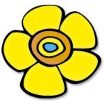 Bellatex kuchyňská podložka Kytka žlutá 10x10 – Hledejceny.cz