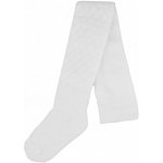 Baby Nellys Dětské punčocháče bavlna žakarový bílé – Zboží Mobilmania