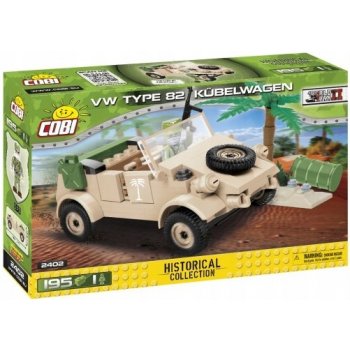 COBI 2402 World War II Velitelský vůz VW typ 82 Kübelwagen