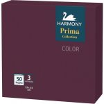 Harmony Ubrousky tmavě fialové 3V 33x33 cm Harmony 100% celulóza 50 ks – Hledejceny.cz