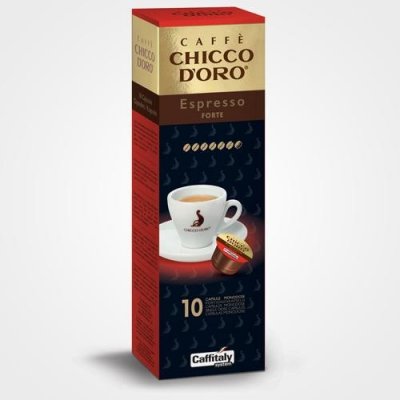 Chicco D´Oro Kapsle Espresso Forte do Tchibo Cafissimo a Caffitaly 10 ks