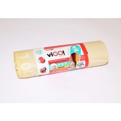 Vigo pytle zatahovací LDPE 120 l 38µm 8ks s vůní vanilky – Sleviste.cz