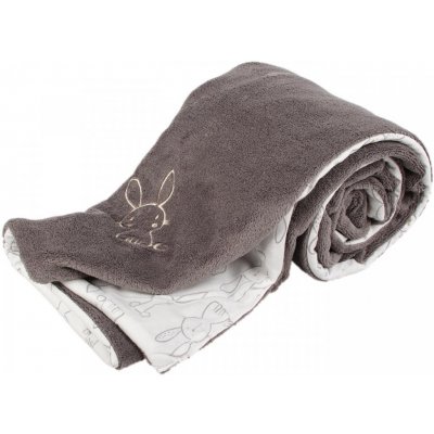 KAARSGAREN Zateplená dětská deka šedá zajíček – Zboží Mobilmania