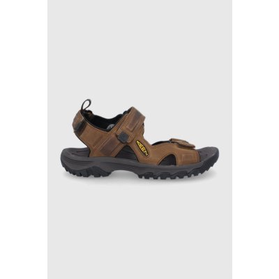 Keen Targhee III Open Toe Sandal M bison/mulch pánské kožené outdoorové sandály – Zbozi.Blesk.cz