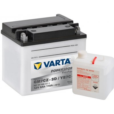 Varta GM7CZ-3D/YB7C-A, 507101 – Zbozi.Blesk.cz