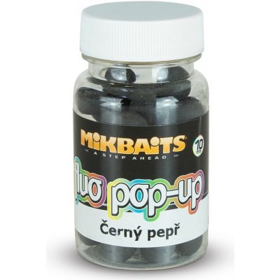 Mikbaits plovoucí Fluo Pop-Up boilies 60ml 10mm Černý pepř – Hledejceny.cz