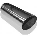 FOX Nerezová koncovka výfuku na zváranie / Typ 14 / okruhlá / zošikmená / v priemere 100 mm / Dĺžka 300 mm – Zbozi.Blesk.cz