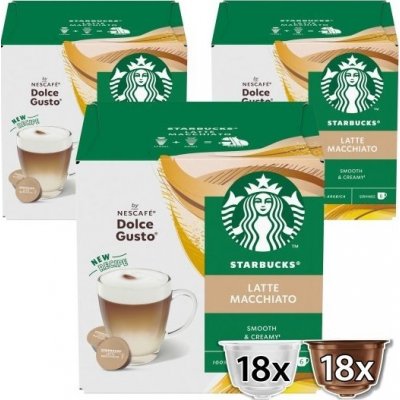 Starbucks Nescafé Dolce Gusto Latte Macchiato 36 ks – Sleviste.cz