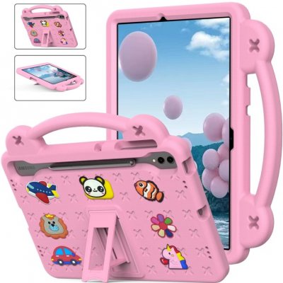 Protemio Fany Dětský kryt na tablet pro Samsung Galaxy Tab S9 FE+ 66748 růžový