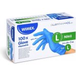 Batist Flower Nitrilové nepudrované modré 100 ks – Zboží Dáma