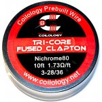 Coilology odporový drát Tri-Core Fused Clapton NI80 3x28/36 3m – Hledejceny.cz