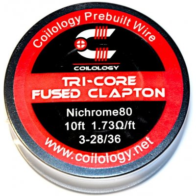 Coilology odporový drát Tri-Core Fused Clapton NI80 3x28/36 3m – Zboží Mobilmania