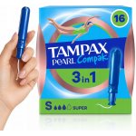 Tampax Pearl Compak Super tampony s aplikátorem 16 ks – Zboží Dáma