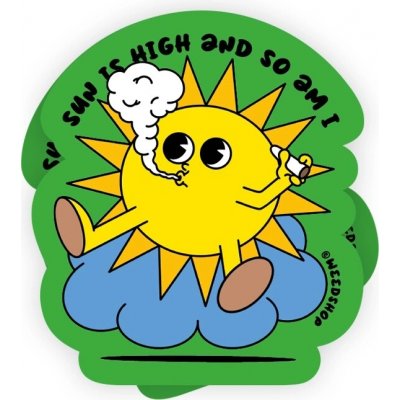 Samolepka Sun - weedshop – Zbozi.Blesk.cz