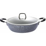 Berlingerhaus Pekáč kulatý s mramorovým povrchem s poklicí 28 cm Gray Stone Touch Line BH-1158 – Zboží Dáma