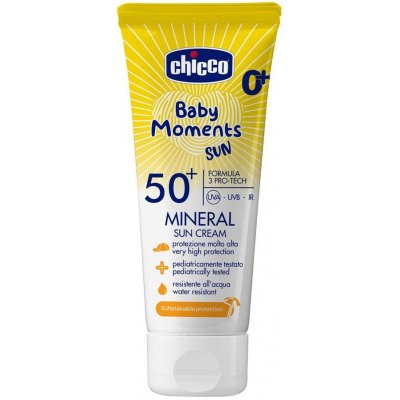 CHICCO Krém dětský na opalování s minerály SPF50+ 75 ml – Hledejceny.cz