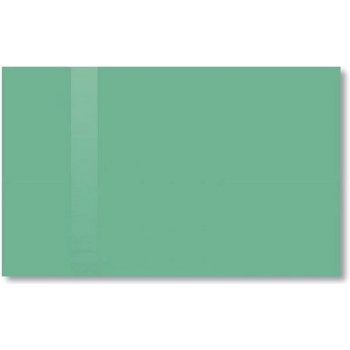 SOLLAU Skleněná magnetická tabule zelená veronesová 40 × 60 cm
