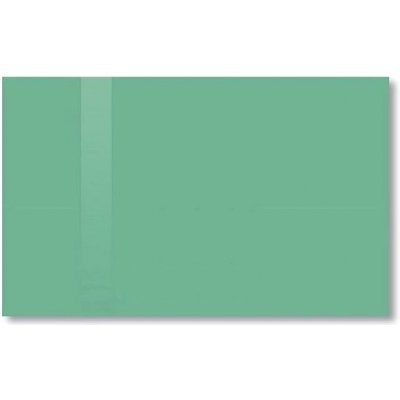 SOLLAU Skleněná magnetická tabule zelená veronesová 40 × 60 cm