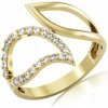 Prsteny Couple prsten Talim zlato se zirkony 6610316 0 1
