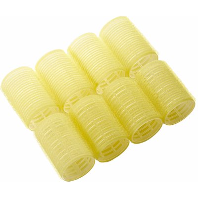 Diva & Nice Cosmetics Natáčky na vlasy, světle žlutá, průměr 4 cm – Zboží Dáma