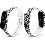 Xiaomi Bílý leopard náhradní náramek pro Mi Band 3/4 MBCZ-X059 – Zboží Živě