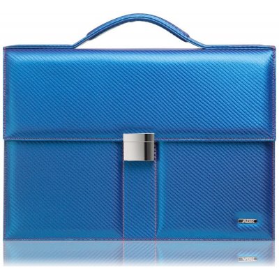 ADK aktovka Carbon modrá – Zboží Mobilmania