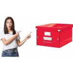 Leitz Archivační krabice Click-N-Store A4 červená – Sleviste.cz